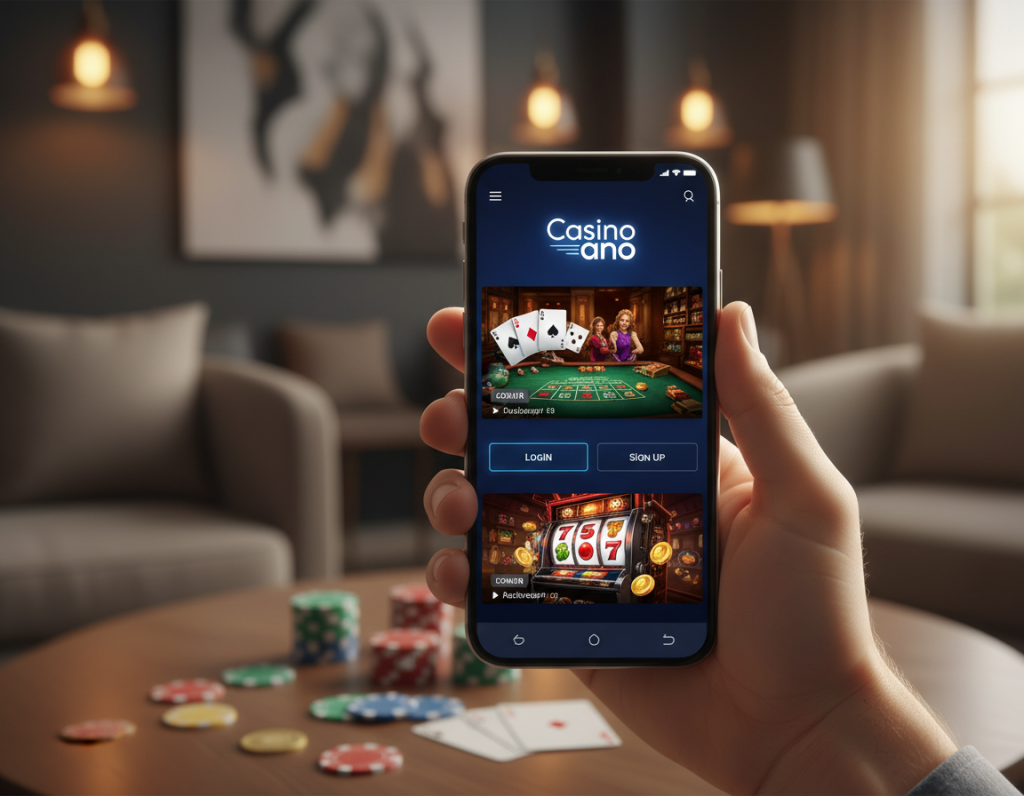 모바일최적화 카지노사이트 이용 화면